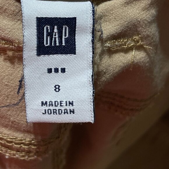 Gap Outlet Front Flap Pocket Stretch Khaki Flare Pants Size 8 - Picture 4 of 6